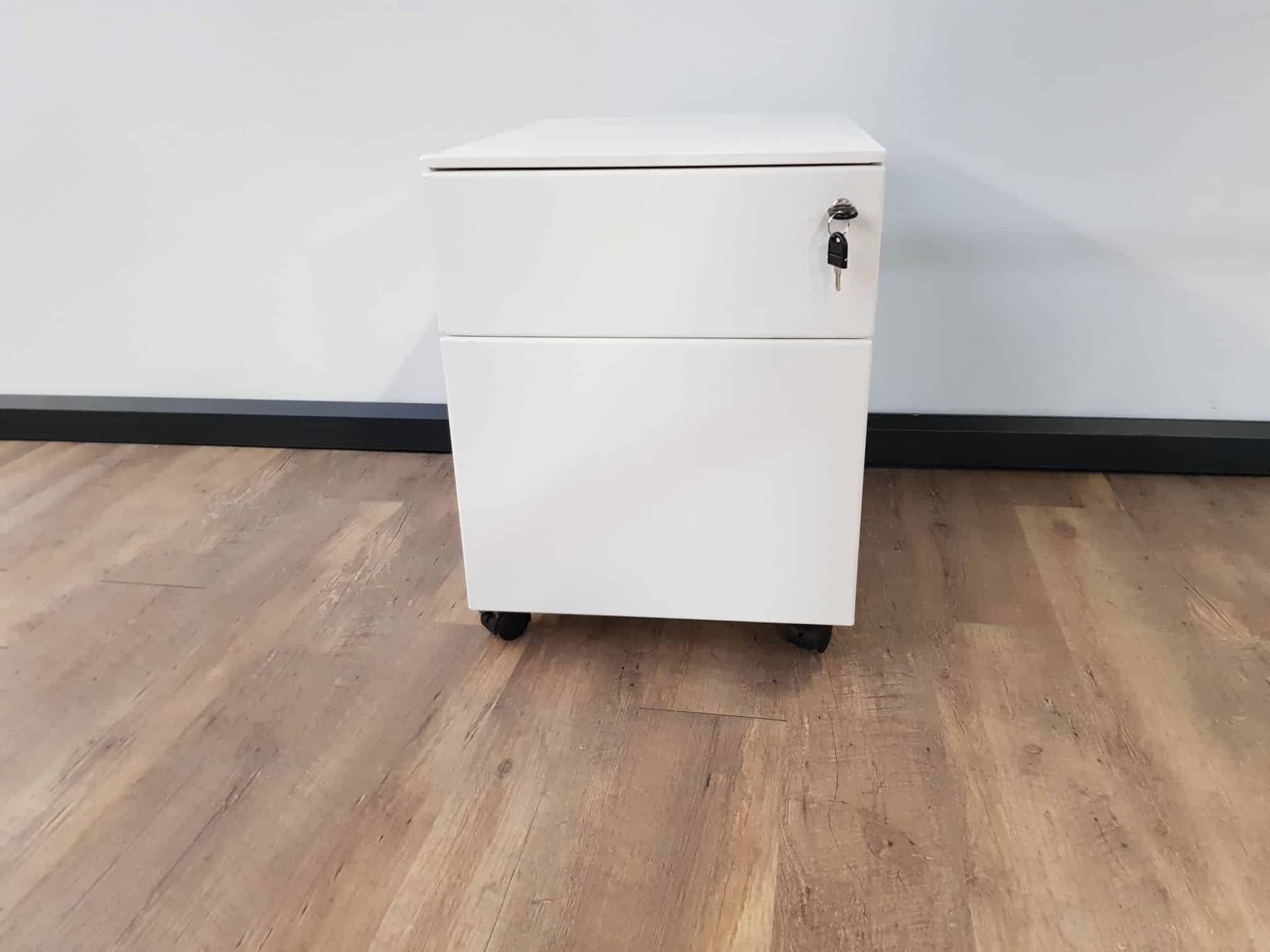 Metalen ladeblok lade + dossierlade (Wit)