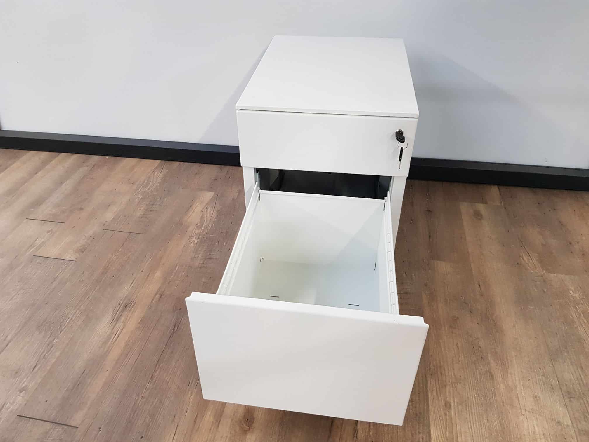 Metalen ladeblok lade + dossierlade (Wit) - Afbeelding 4