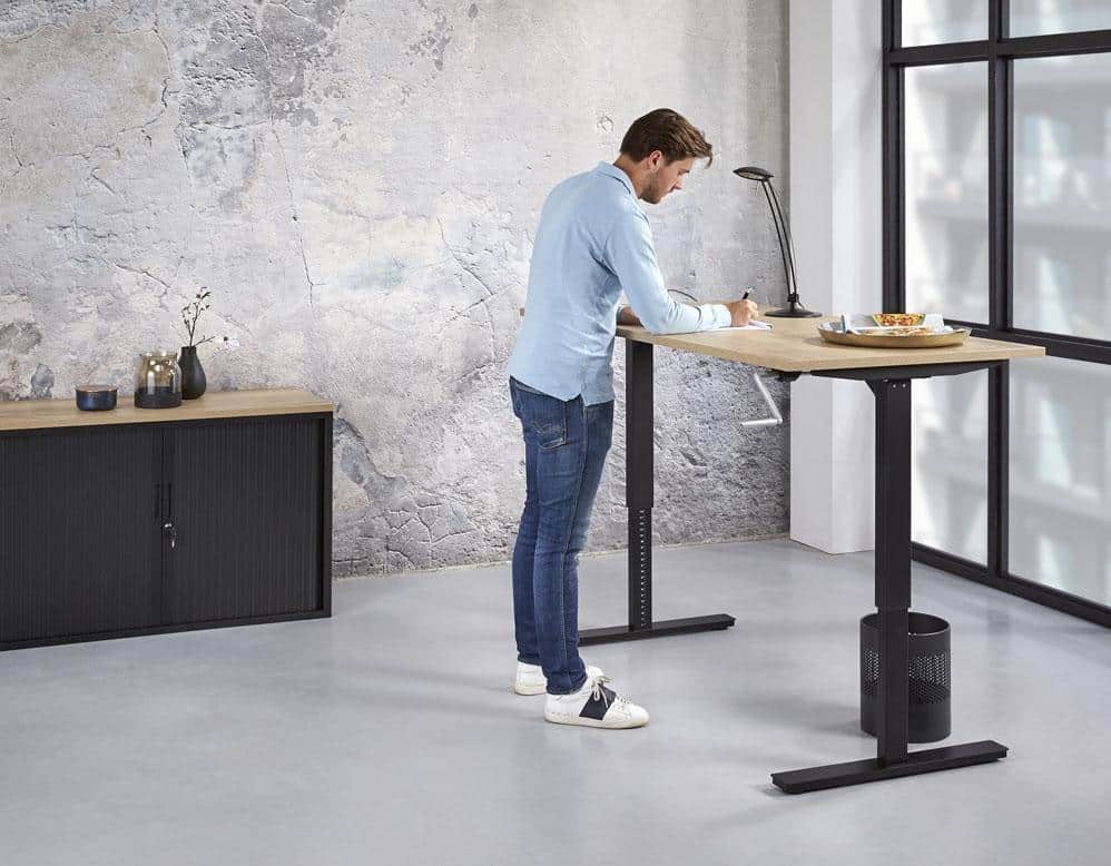 Zit sta bureau slinger verstelbaar (140)