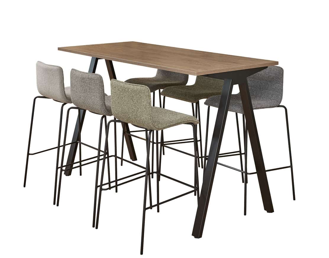Vergadertafel V-poot hoog - Afbeelding 5