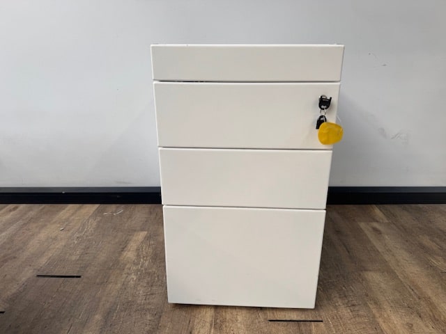 T- line Hoekbureau + standcontainer dossierlade