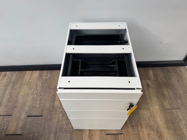 T- line Hoekbureau + standcontainer dossierlade