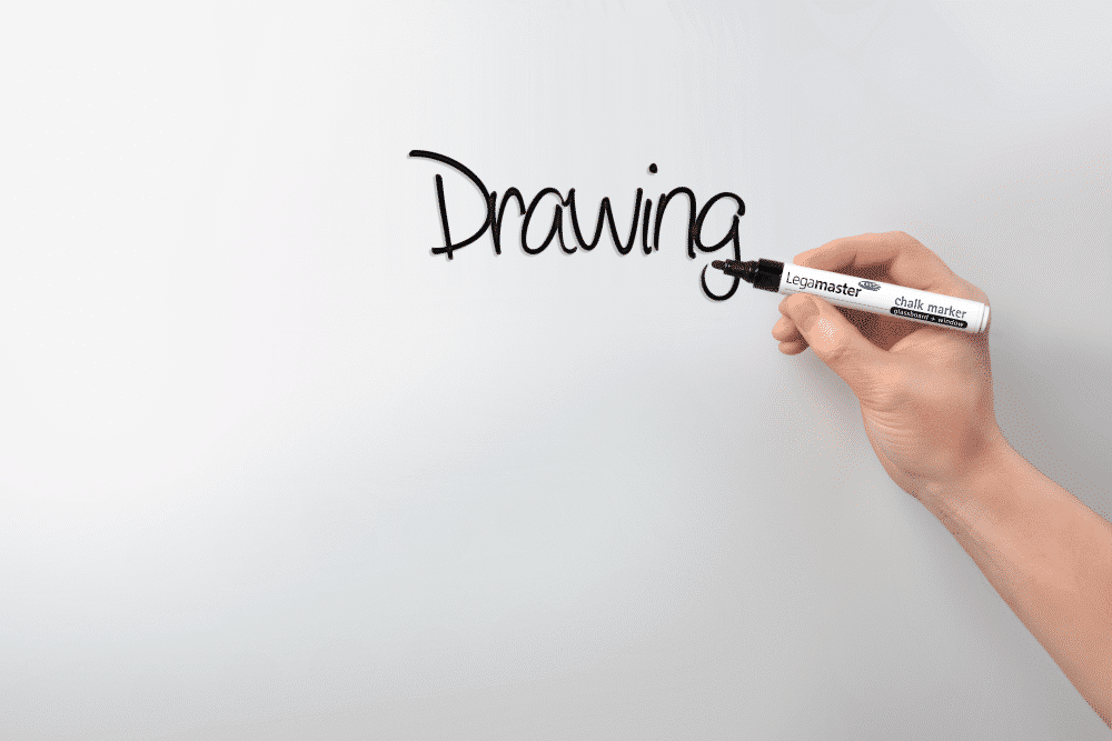 Whiteboard glas – wit