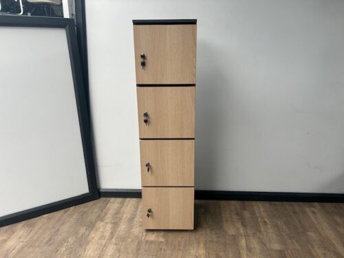 4 deurs - lockerkast antraciet
