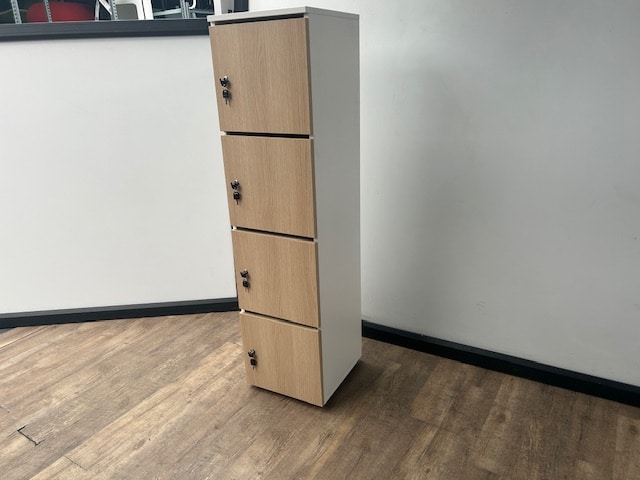 4 deurs - lockerkast wit - Afbeelding 2