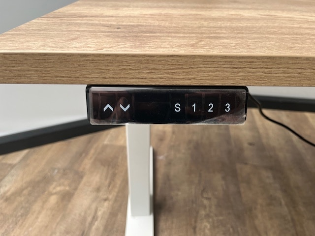 elektrisch zit sta bureau (wit)