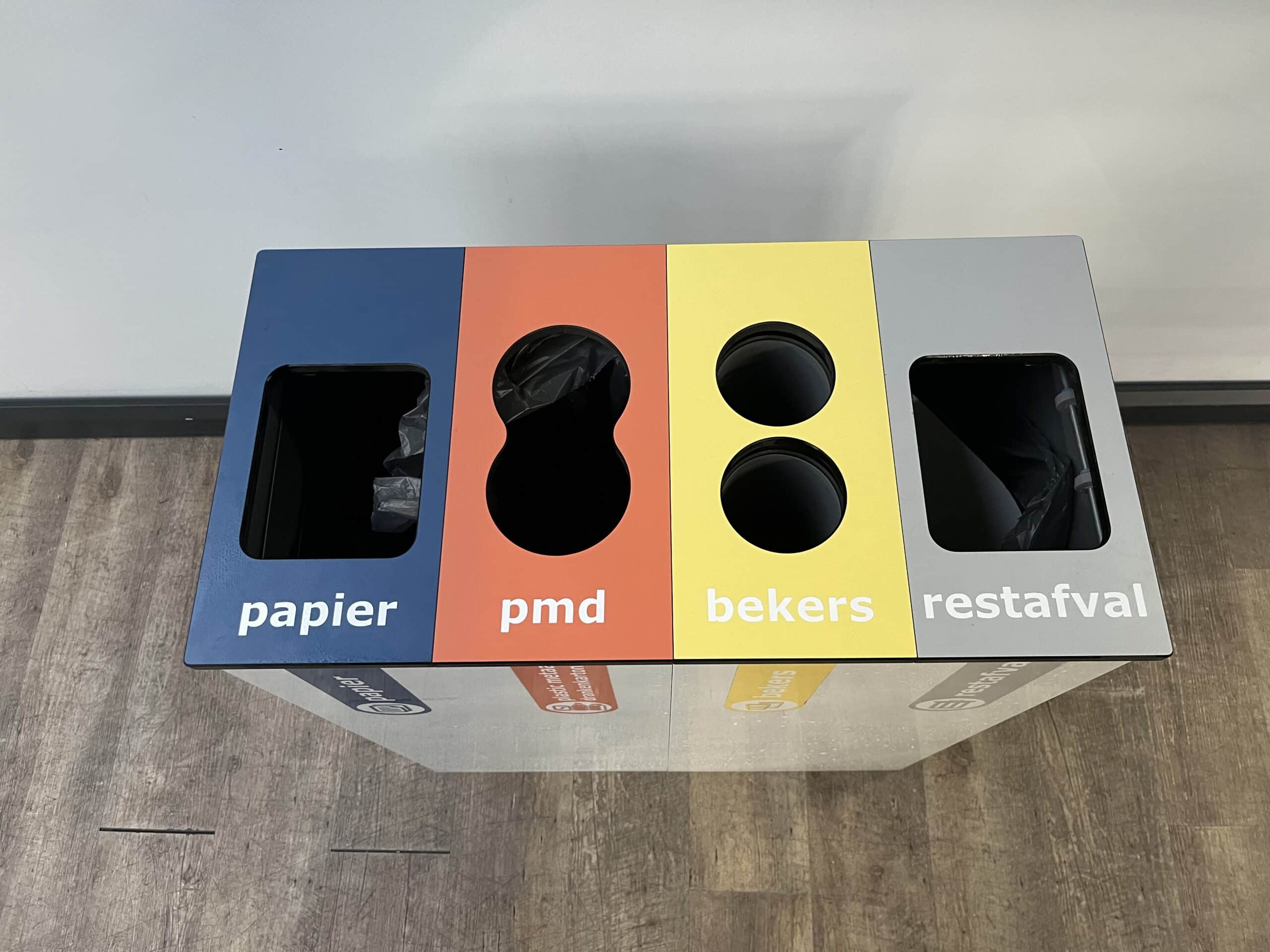 Prullenbak Met afvalscheiding